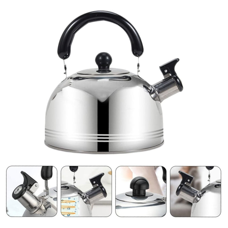 Thickened Stainless Steel Hemispherical Whistle Induction Cooker Gas Stove Kettle Reluova