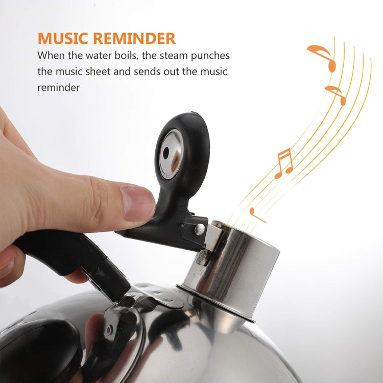 Thickened Stainless Steel Hemispherical Whistle Induction Cooker Gas Stove Kettle Reluova