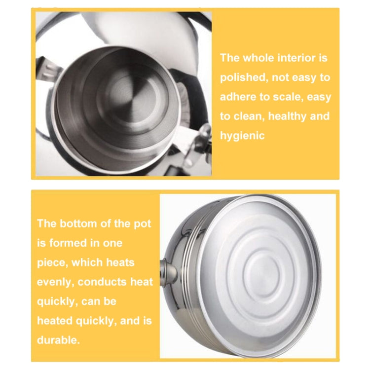 Thickened Stainless Steel Hemispherical Whistle Induction Cooker Gas Stove Kettle Reluova