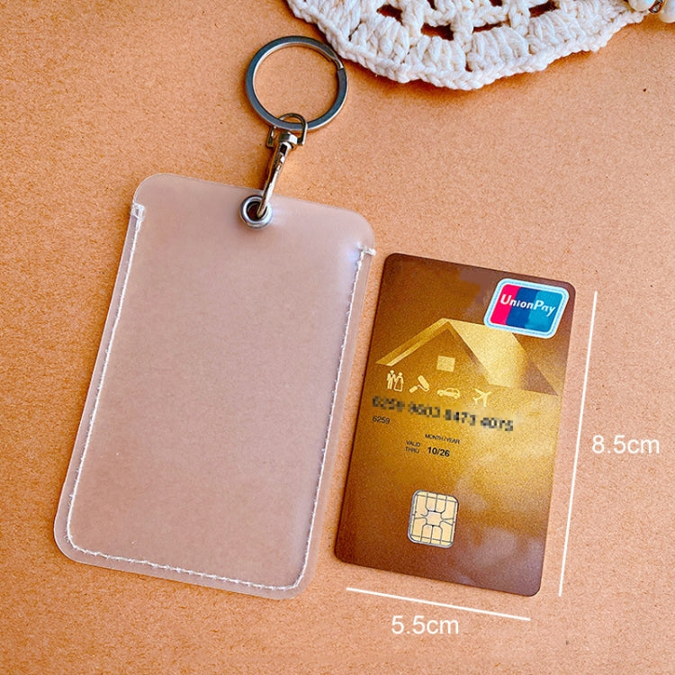 Access Control Elevator Card Holder Proximity Card Protector Keychain With Pull Ring, Style: Large Black-Reluova