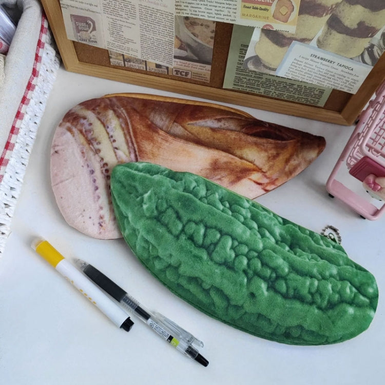 3D Simulation Ingredients Vegetable Plush Pencil Pouch Large Pen Case Student Stationery My Store