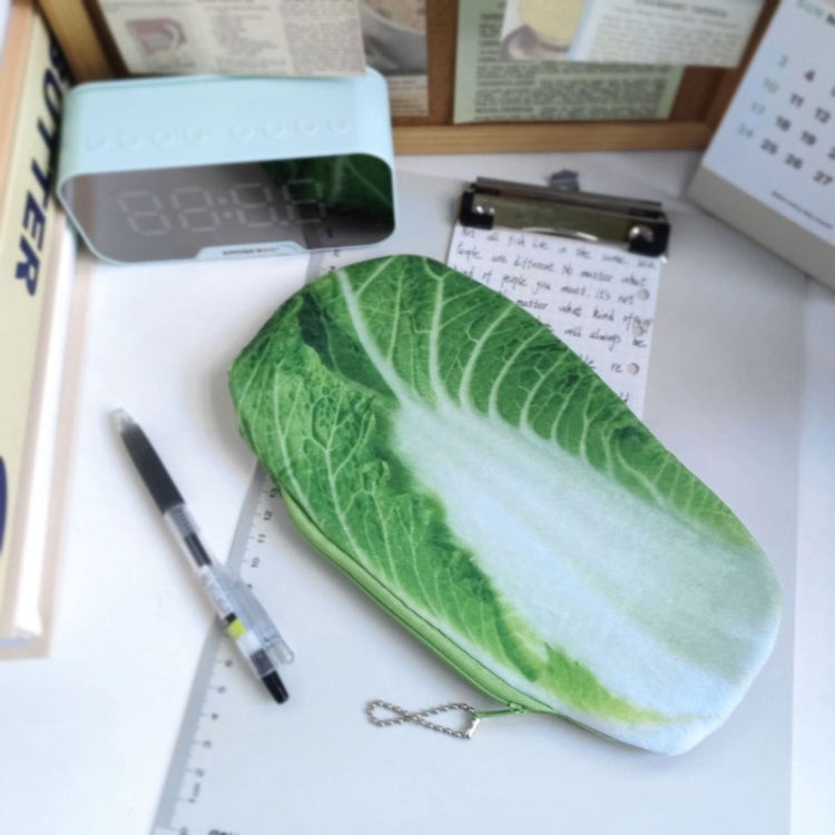 3D Simulation Ingredients Vegetable Plush Pencil Pouch Large Pen Case Student Stationery My Store