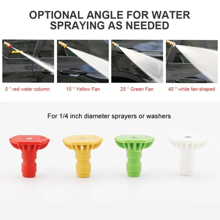 High-pressure Car Washer Nozzle Fan-shaped 1/4 Quick Plug Connector Water Rifle Parts ÎҵÄÉ̵ê