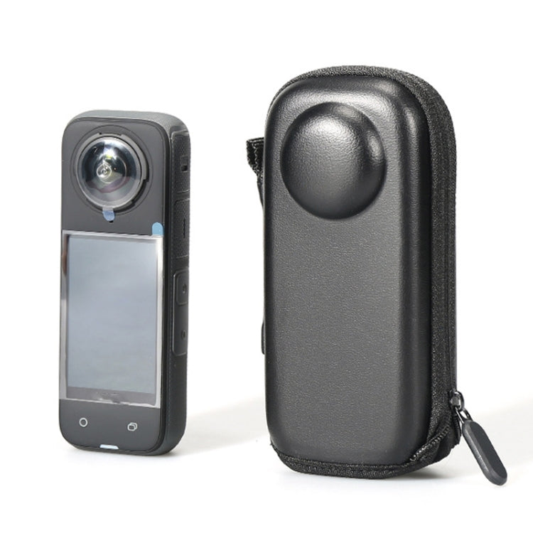 For Insta360 X4 Mini Storage Case PU Bag Sport Camera Protector With Hook