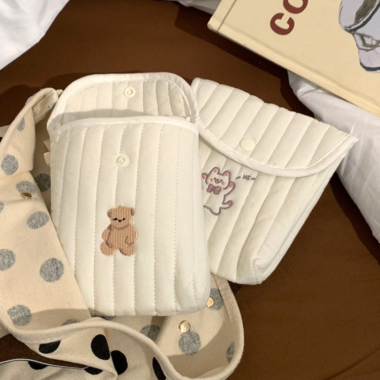 Embroidered Cartoon Cute Sanitary Napkin Mini Storage Bag