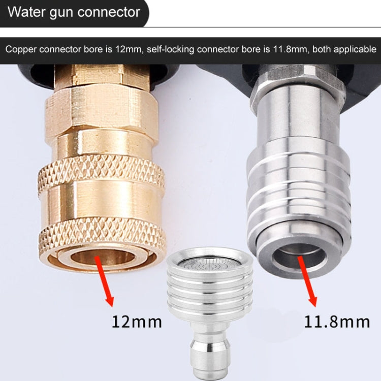 High-pressure Car Wash 1/4 Fast Insert Water Lance Stainless Steel Sprinkler Anti-splash ÎҵÄÉ̵ê