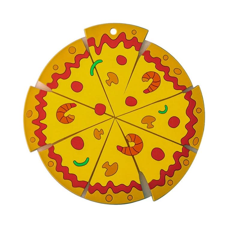 Silicone Insulated Table Placemat Pizza Shaped Bowl Mat PVC Coasters Reluova