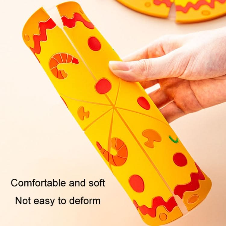 Silicone Insulated Table Placemat Pizza Shaped Bowl Mat PVC Coasters Reluova