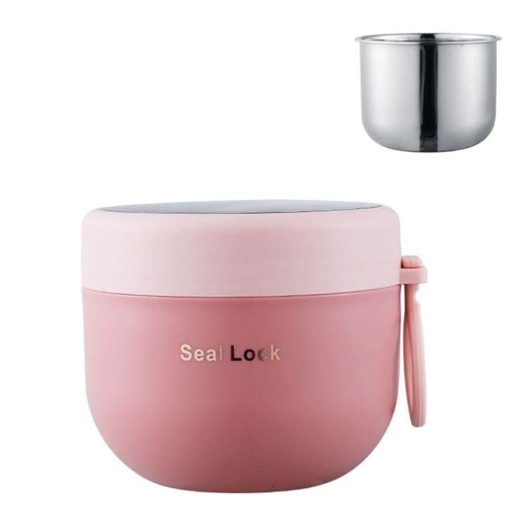 304 Stainless Steel Insulated Soup Bowl Oatmeal Breakfast Cup Portable Lunch Box-Reluova