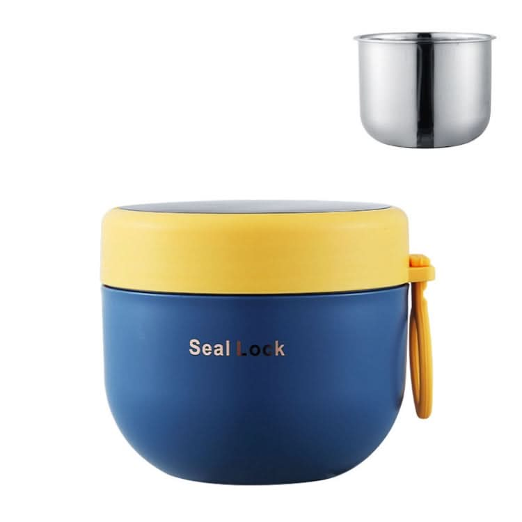 304 Stainless Steel Insulated Soup Bowl Oatmeal Breakfast Cup Portable Lunch Box-Reluova