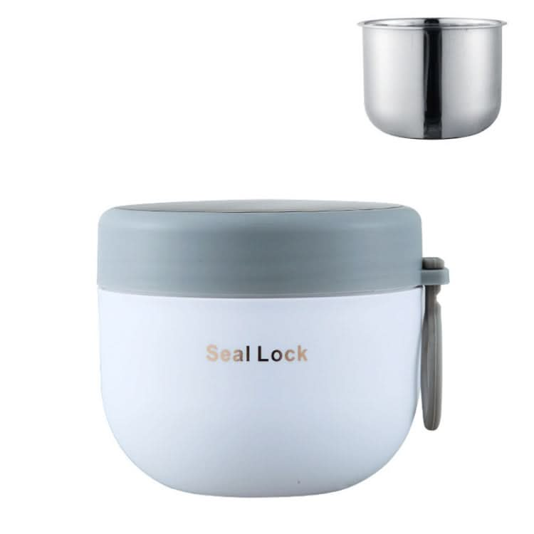 304 Stainless Steel Insulated Soup Bowl Oatmeal Breakfast Cup Portable Lunch Box-Reluova