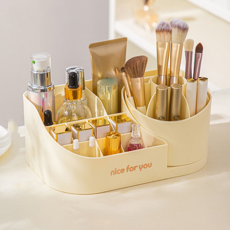 Rotating Skincare Cosmetic Storage Case Compartment Desktop Lipstick Makeup Brush Bucket My Store