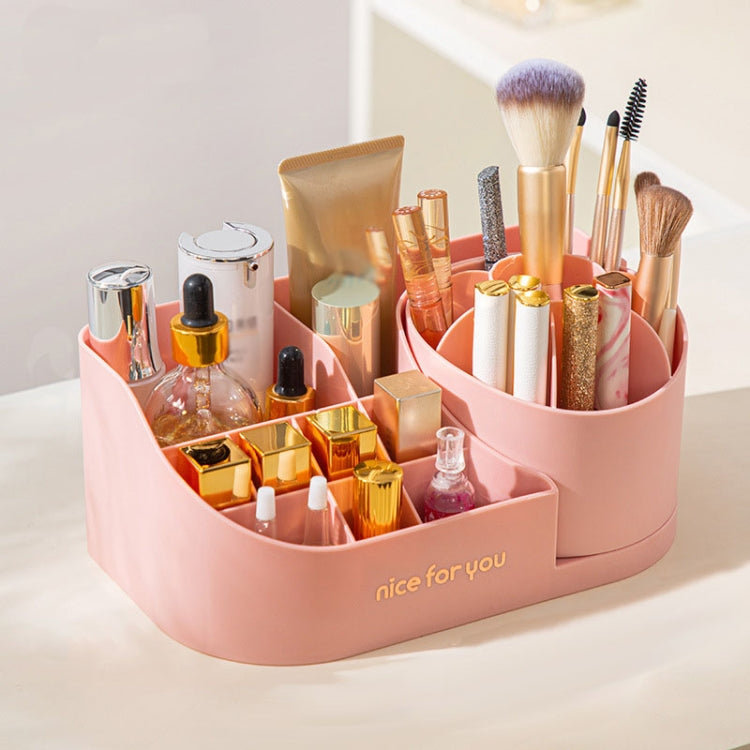 Rotating Skincare Cosmetic Storage Case Compartment Desktop Lipstick Makeup Brush Bucket My Store