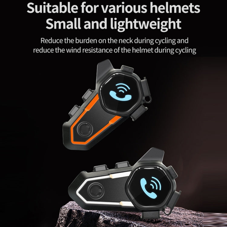 Motorcycle Noise Reduction Waterproof Helmet Cycling Bluetooth Headphones Reluova