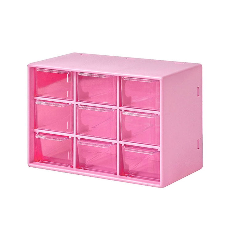 Transparent Desktop Small Objects Compartment Drawer Organizer Hair Accessories Storage Case