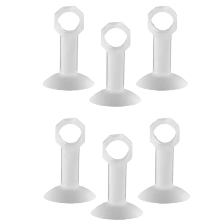 6pcs Transparent Window Door Handle Anti-collision Silicone Protective Cover-Reluova