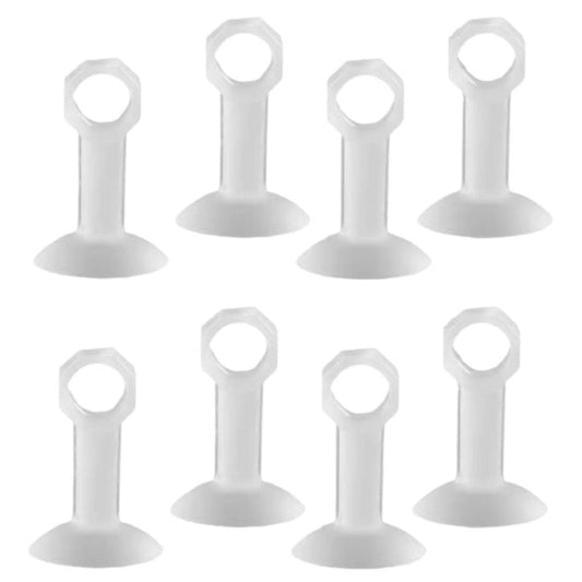 8pcs Transparent Window Door Handle Anti-collision Silicone Protective Cover-Reluova