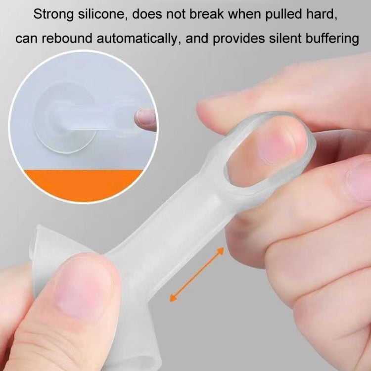 Transparent Window Door Handle Anti-collision Silicone Protective Cover