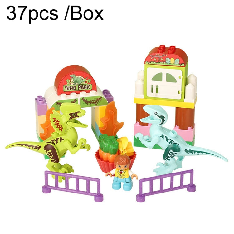 Children Dinosaur Building Block Paradise Large Particle Assembly Household Toys Reluova