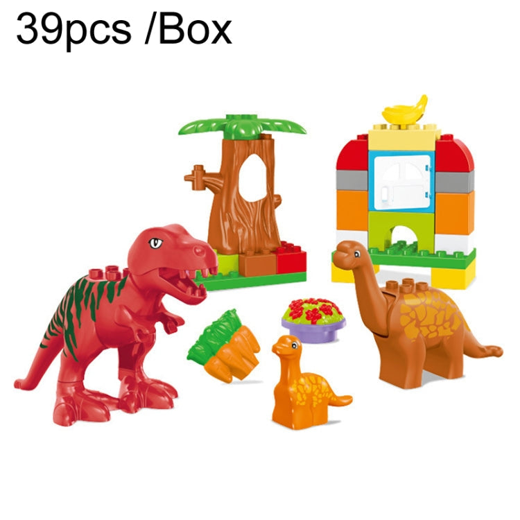 Children Dinosaur Building Block Paradise Large Particle Assembly Household Toys Reluova