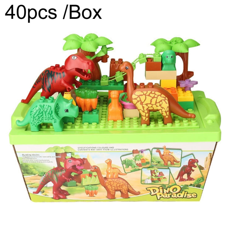 Children Dinosaur Building Block Paradise Large Particle Assembly Household Toys