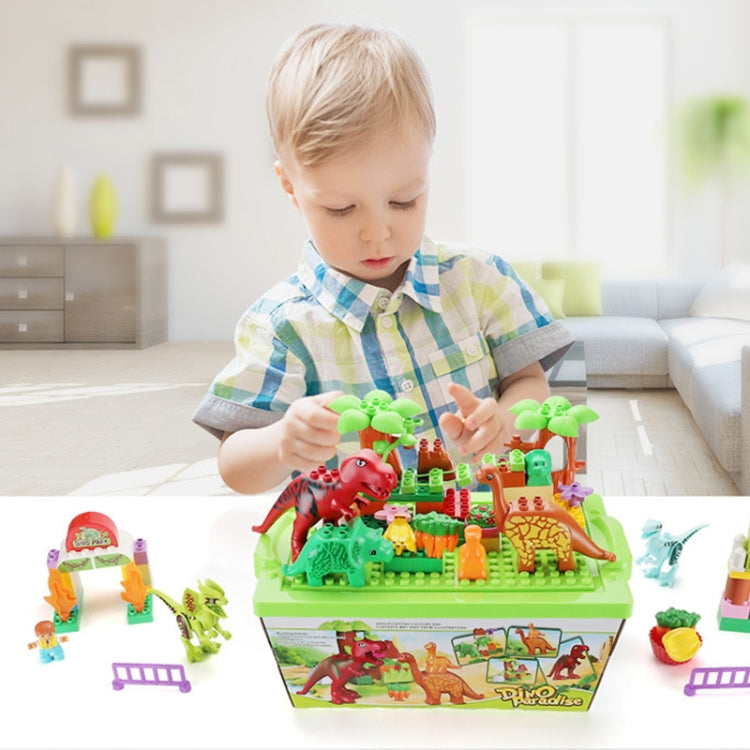 Children Dinosaur Building Block Paradise Large Particle Assembly Household Toys