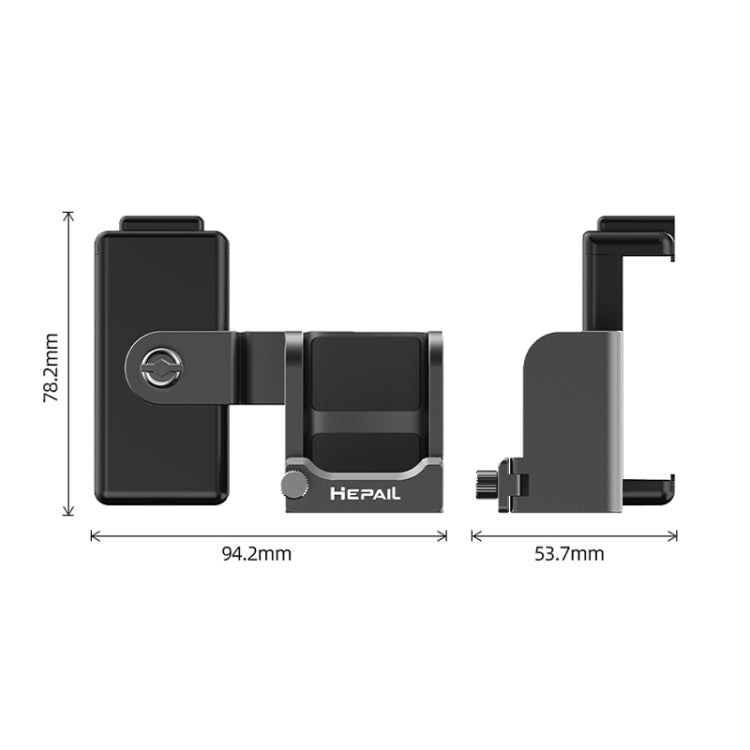 For DJI OSMO Pocket 3 HEPAIL Extended Phone Holder Adapter Protection Bezel My Store