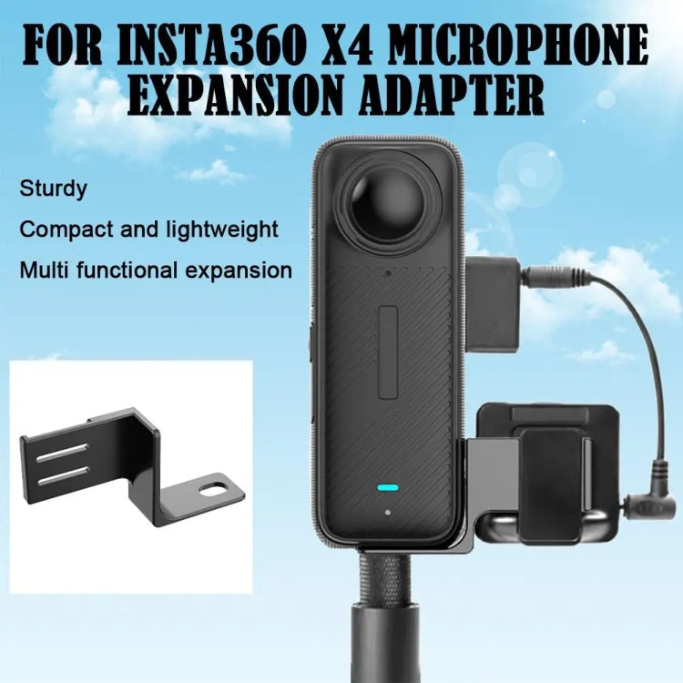 For Insta360 X4  Microphone Extension Adapter Camera Accessories My Store