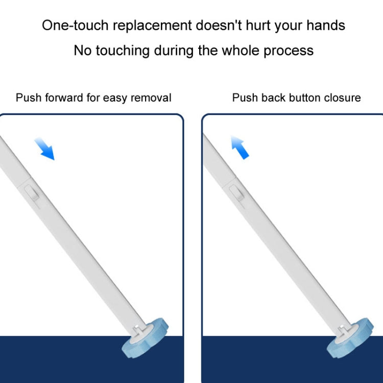 Disposable Toilet Brush Dissolving Replacement Brush Toilet Cleaning Set Reluova