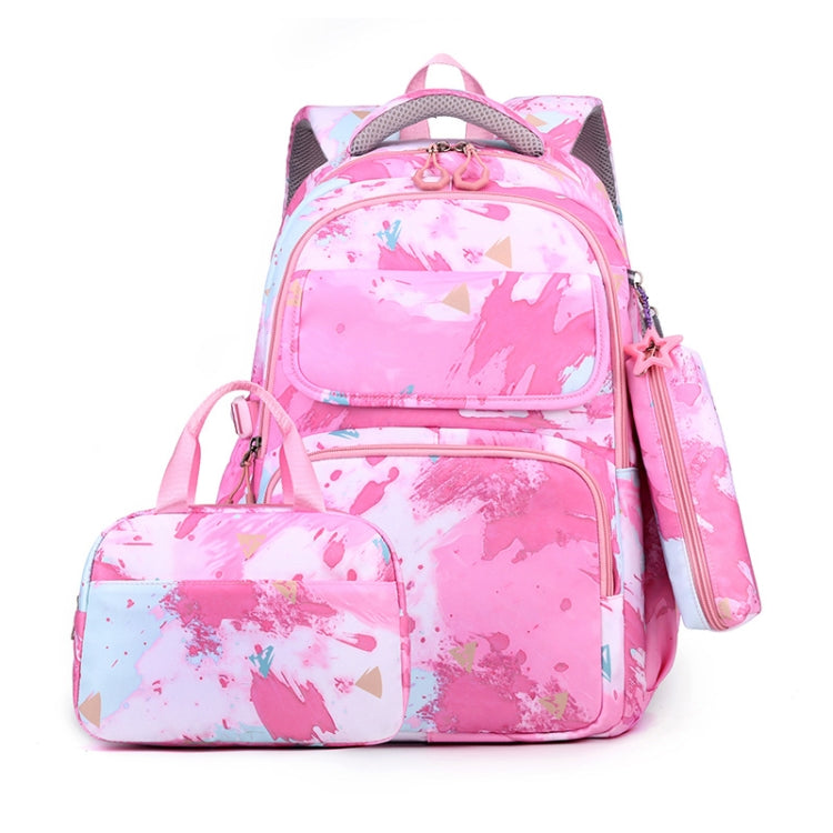 3 In 1 Kids School Backpack Small Student Book Bag with Lunch Bag ï¼?Pencil Case(Pink)-Reluova