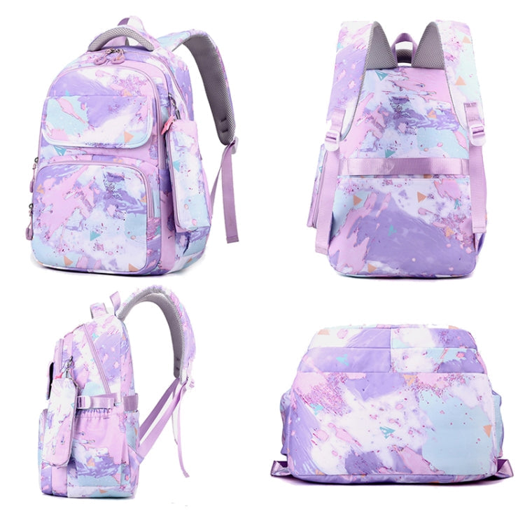 3 In 1 Kids School Backpack Small Student Book Bag with Lunch Bag ï¼?Pencil Case(Purple)-Reluova