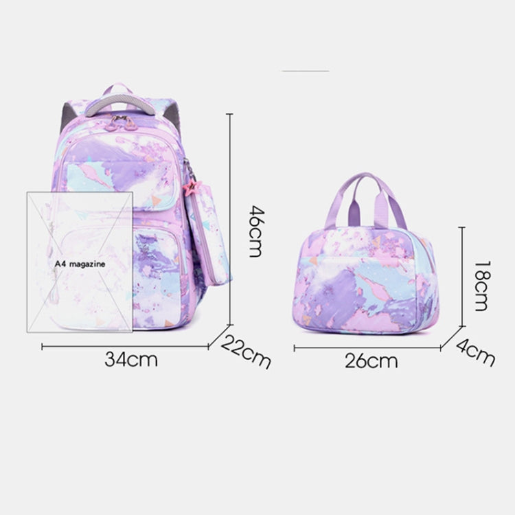 3 In 1 Kids School Backpack Small Student Book Bag with Lunch Bag ï¼?Pencil Case(Pink)-Reluova