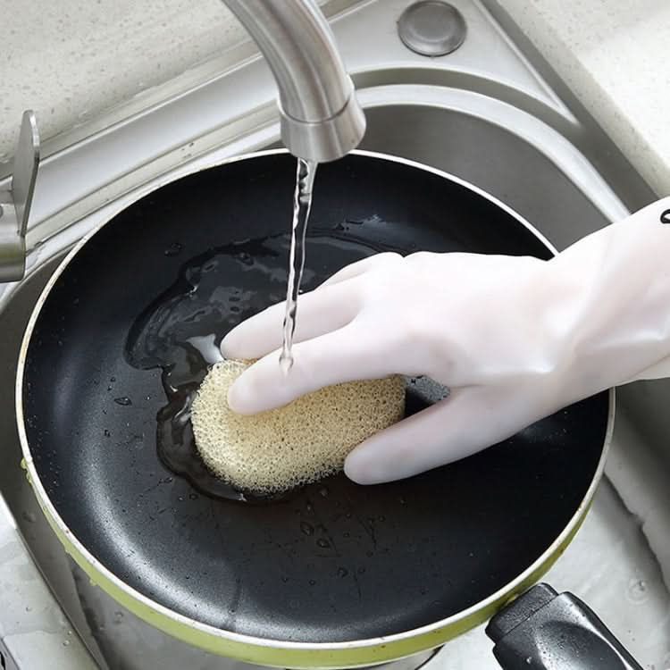 Waterproof Kitchen Dishwashing Gloves Household PVC Non-slip Laundry Housework Gloves Reluova