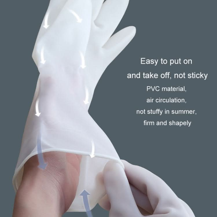 Waterproof Kitchen Dishwashing Gloves Household PVC Non-slip Laundry Housework Gloves Reluova