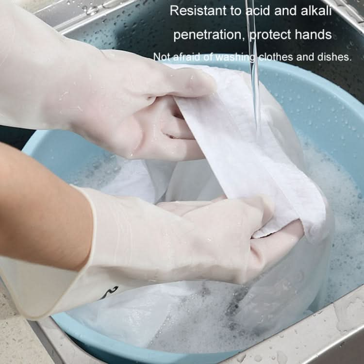 Waterproof Kitchen Dishwashing Gloves Household PVC Non-slip Laundry Housework Gloves Reluova