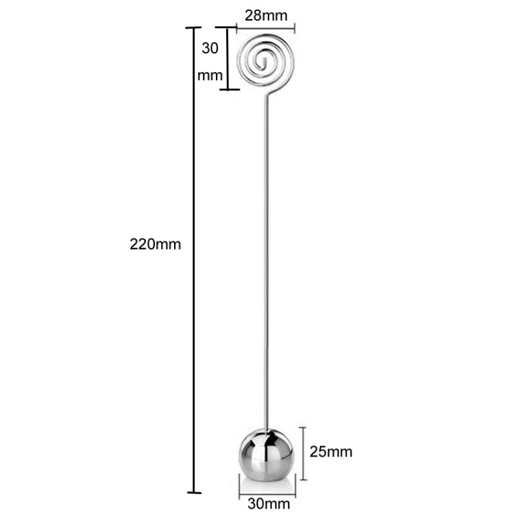 Hotel Stainless Steel Table Number Plate Restaurant Wedding Menu Holder Number Clip My Store