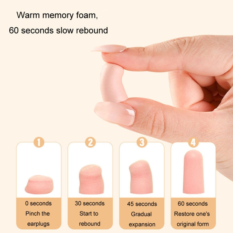 Memory Foam Earplugs Student Dormitory Sleeping Noise Reduction Soundproof Earplugs My Store