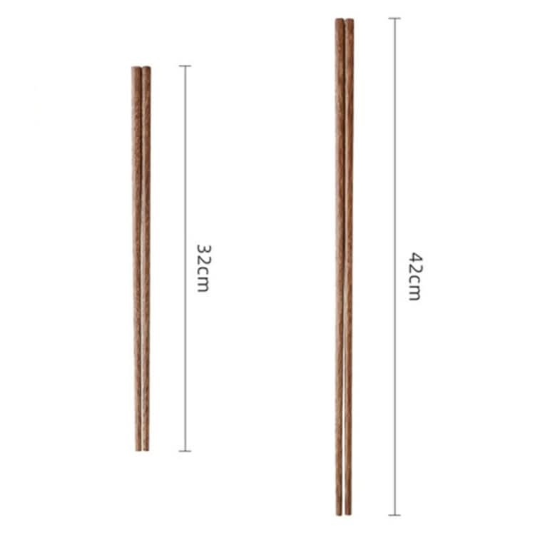 Wooden Extra Long Chopsticks Household Anti-scald Non-slip Chopsticks For Hotpot Frying