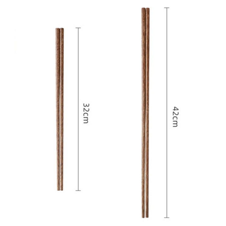 42cm Wooden Extra Long Chopsticks Household Anti-scald Non-slip Chopsticks For Hotpot Frying-Reluova