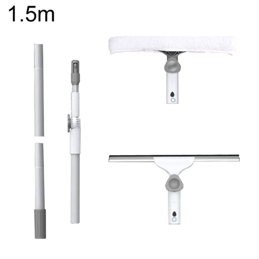 1.5m Household Universal Splicing Pole Glass Wiper Glass Cleaning Tools Standard Set-Reluova