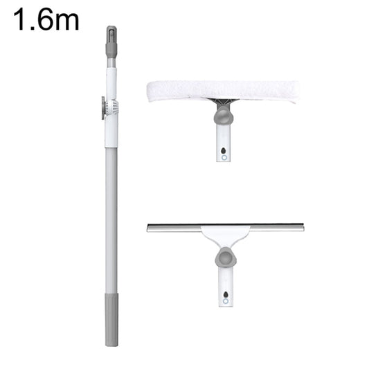 1.6m Household Universal Splicing Pole Glass Wiper Glass Cleaning Tools Standard Set-Reluova