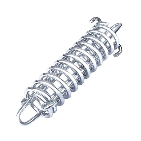 2.4 x 8cm Pet Leash Shock Absorbing Spring Chrome Plated Chain Spring Accessories-Reluova