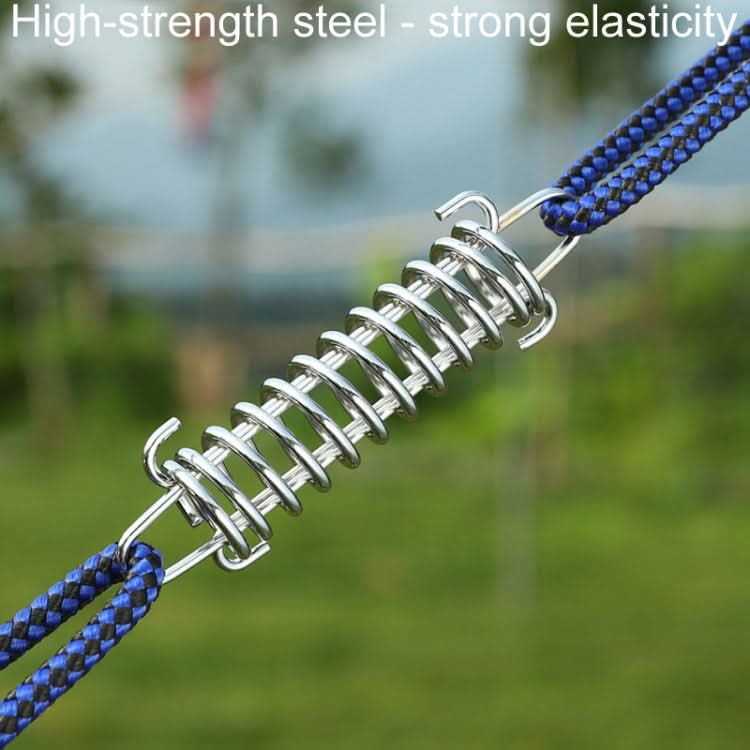 2.4 x 8cm Pet Leash Shock Absorbing Spring Chrome Plated Chain Spring Accessories-Reluova