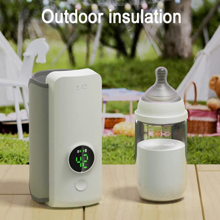 18W 6000mAh Baby Bottle Warmer With Digital Display 6 Levels Temperature Adjustment NNQ-2-Reluova