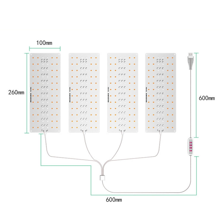 USB 5V LED Hanging Growth Light Indoor Quantum Plate Plant Fill Light My Store