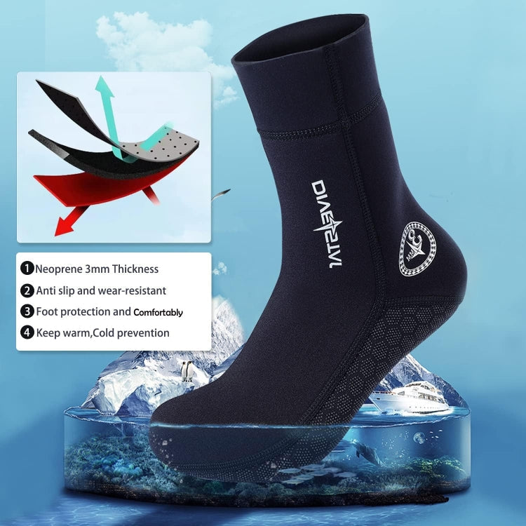 DIVESTAR Diving Neoprene Socks For Men Women Scuba Booties