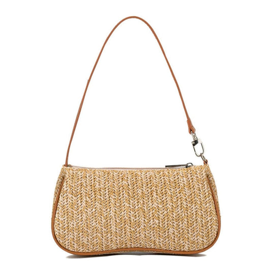 Women Woven Bag Single Shoulder Armpit Hundreds of Straw Bag