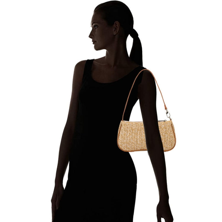 Women Woven Bag Single Shoulder Armpit Hundreds of Straw Bag