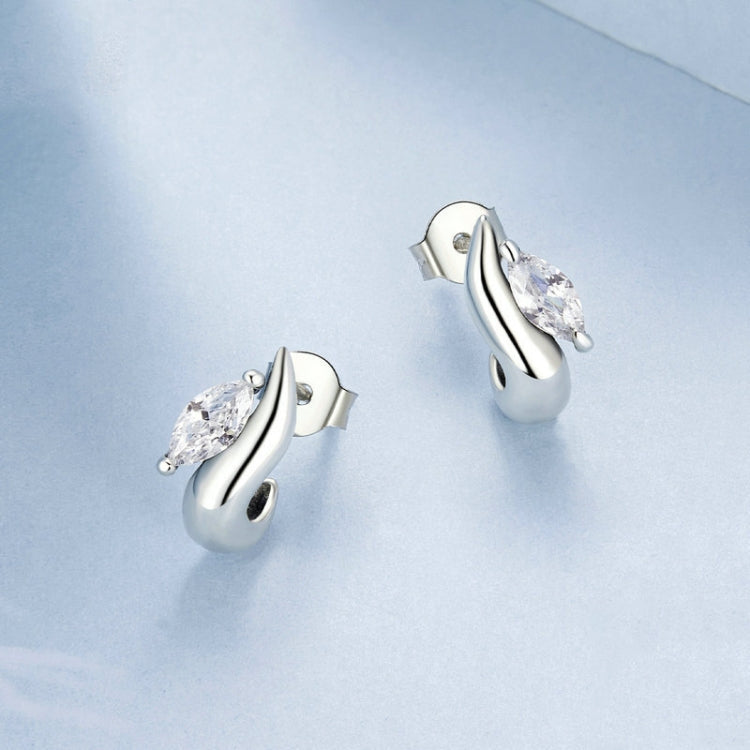 S925 Sterling Silver Zircon Marquise Women Earrings My Store