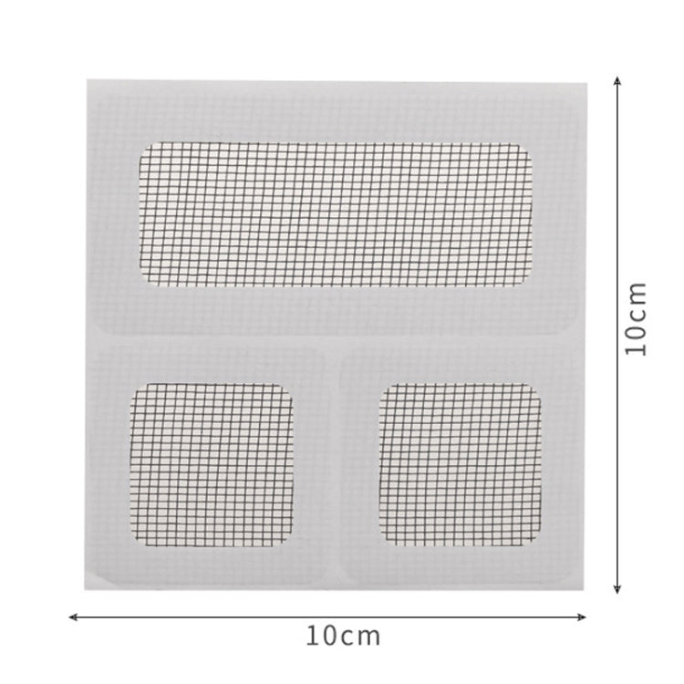 10pcs Household Floor Drain Stickers Anti-Mosquito Stickers For Screens Window Screen Hole Repair Subsidies(3 Rectangle Structure)-Reluova